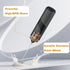 15-Second Handheld Milk Frother with Cover- Silent Drink Mixer, Travel-Ready with ABS Sleeve, Battery-Powered