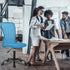 Armless Home Office Mesh Ergonomic Executive Chair Adjustable Mid Back Chair for Women Small Modern Swivel Rolling Desk