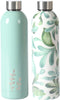 Lush Forest 2 Pack 25 OZ Insulated Stainless Steel Thermal Water Bottle & Thermos