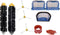 10 Packs Vacuum Cleaner Replacement Kit - Flexible & Bristle Brush, Filters for 600 Series Vacuum Cleaner