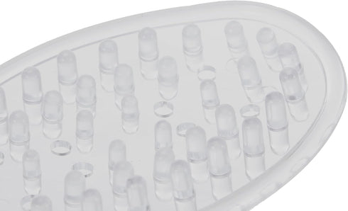 iDesign Plastic Soap Dish, Kitchen Sponge Holder, and Soap Saver - Set of 3, Clear, 0.75” x 3.25” x 4.75”