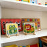 Bailitoy 2 Pcs Wooden Kids Bookshelf,Toddler Book Display Shelves Children Book Rack Suitable Kids Rooms, Nursery