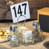 G.E.T. Chrome Metal Two Compartment Condiment Caddy - 4-22735 Metal Table Caddies Collection