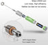 Electric Milk Frother Handheld, Travel Coffee Drink Mixer, Batteries Included, 304 Stainless Steel Whisk, Egg-Grass