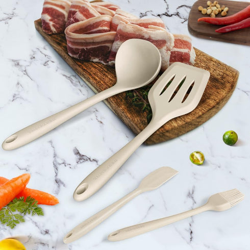 Kitchen Utensil Set - 11 Colorful Silicone Cooking Utensils, Nonstick Cookware with Spatula Set, Best Kitchen Tools