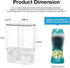 Conworld Laundry Beads Dispenser -Laundry Detergent Dispenser, Easy Access to Scented Beads, Laundry Room Organization