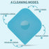 Blue Pan Scraper Dish Scraper Tool Set, 5 Pack Plastic Non-Scratch Food Scraper for Kitchen Cleaning