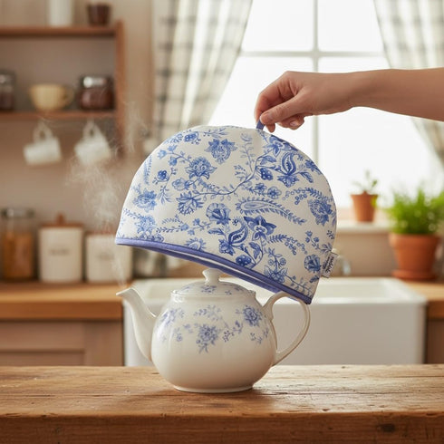 Cozy 100% Cozy Sets Muldale Large Tea for Teapot British - Cotton Extra Thick Wadding Tea Pot Cover Designed in England