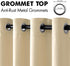 MIULEE Blackout Curtains for Bedroom Living Room, Thermal Insulated Room Darkening Grommet Top Drapery Set of 2