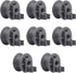 4581DD3002A Upper Dishrack Roller Wheels Assembly, Fit for L-G Dishwasher Parts, 8 Pack
