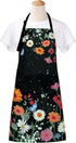 ASPMIZ Floral Apron for Adults - Waterproof Women Apron with 2 Pockets, Flower Cooking Apron, Gifts BBQ Grill