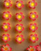 AceList 2 Pack Plumeria Flower String Lights, 20 LEDs Each, Battery Operated,