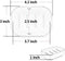 Plastic Soap Dish Container, Keeps Soap Dry, Easy Cleaning, Drain, Khaki