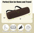 coceyese Long-15 4.3'') Lumbar Roll Pillow for Lower Back, Lumbar Support Foam Roll Cushion with Pillowcase