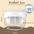 Aastrogleam 2QT 2025 Greek Yogurt Strainer, Greek Yogurt Maker with Ultra-Fine Mesh Basket, Upgraded BPA-Free Strainer