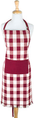 DII Classic Farmhouse Unisex Buffalo Check Kitchen Collection Chef Apron, One Size