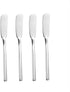 IMEEA Set of 4 Stainless Steel Butter Knife Spreaders, 6.5-Inch Cheese Knives