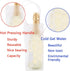 Ice Wine Bag, Wine Cooler, Wine Cooler Refrigerator, Wine Bottle Cooler, Portable Folding Transparent Wine Bag, Suitable for Champagne or White Wine, Chilled Beer, Parties, Wine Cooler Bucket(a pair) by Soulagers