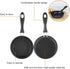 GOWENIC Egg Mini Frying Pan, Black, 12cm Household Small Kitchen Cooker for Frying Eggs