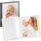 CRANBURY Portfolio Binder for 8x10 Photos (Black), Poly Plastic Art Presentation Book with 24 Pages for 48 Pictures