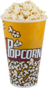 Set of 6 Yellow Popcorn Bowl Tubs, 7 x 4.5 Inches, Perfect for Movie Night, Parties, and More!