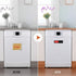 Dishwasher Magnet Clean Dirty Sign, Non-Scratching Strong Magnet or Adhesive Options Indicator for Dishes (Black)