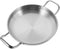 YARNOW Stainless Steel Griddle, Double Handle Hot Pot Kitchen Accessory, Small Cooking Tool