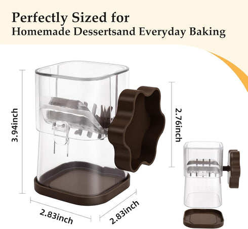 Nut Chopper Durable Nut Grinder Manual Hand Crank For Baking Cooking, Chopping Walnuts Pecans Almonds Nuts Seeds