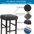 LIULIWEIFA Set 4/2/1 Counter slipcover,Green,1pcs Bar Stool Covers Rectangle of Saddle Bar Stool Covers Slipcover Stool