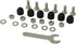 Tech Team Bed Frame Extension Set, 2 Pieces, Hardware Included, Extend Metal Bedframe to Meet Headboard