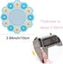 JXQGQ Set 4 (4 Coasters for Drinks, Cute Coaster for Coffee Table of Non-Slip PVC Silicone Coasters for Tabletop