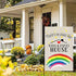 Welcome Garden Flags Yard Lawn - Double Sided Home Decor Summer Flag 12.5 x 18 Inch for Nana & Papa's House