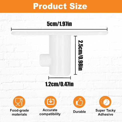 Stand Mixer Attachment Holders, Compatible with Kitchenaid Mixer Accessories (White)