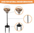 Oooct 4 Pack Chicken Pecking Toys with Swing Feeder, Coop Slow Feeder Toy for Chickens, Chicks, Ducks, Hens, Parrots