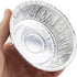 100 Pack 4" Round Tart Pie Foil Pans, Disposable Aluminum Foil Tart & Pie Tins for Baking and Cooking