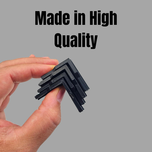 Whalen Post Insert Corner Connector for Shelving, Black Corner Connector for Costco Shelving Units