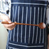 Long Wooden Spoons, 5 Pieces Korean Style 10.9 inches, 100% Natural Wood for Soup Mixing Kitchen Tools