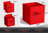 Sorbus Fabric Storage Cubes, 8 Foldable Bins for Organizing Pantry, Toy Box, 11 Inch Collapsible Cube Baskets