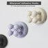 XoYoZo 4 pcs Silicone Toothbrush Holder, Multi-Function Waterproof Self Adhesive Hook for Bathroom, Kitchen, Living