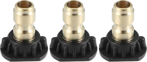 X AUTOHAUX High Pressure Washer Spray Nozzle Tips, Quick Connector, Black, 3 Pcs