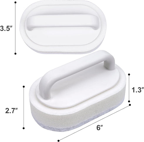 5 Pack TidyMister Thickened Handheld Scrub Pad for Hot Tubs, Spas & Pools, Non-Scratch Replaceable Scouring Pads