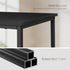 Set 2, 2 Small End Tables of Tier Side Tables with Fabric Storage Basket, Nightstands for Living Room, Bedroom, Office
