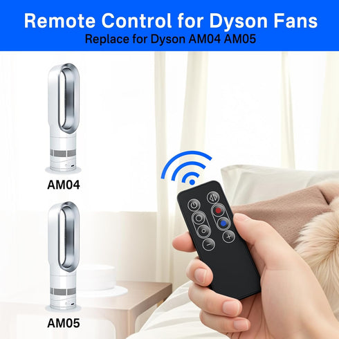notiela Remote Control Compatible with Dyson AM04 AM05 Fan, Replacement for 922662-06, 922662-07, 922662-08