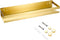 OwnMy 16 Inch Golden Shower Shelf Stainless Steel Shower Caddy Bathroom Shower Rack