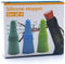 Reusable Wine Stopper (Pack of 4) | Silicone Cork Stoppers with Stainless Steel Top, Heavy Duty Food Grade