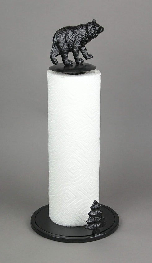 LL Home Bear Paper Towel Holder by - Rustic Kitchen Decor