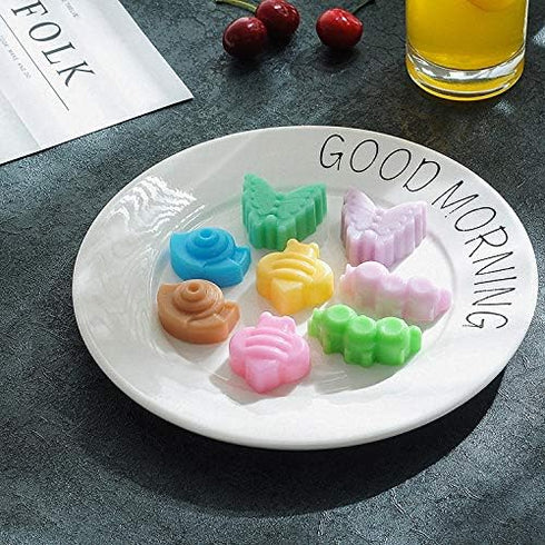 2Pcs 16 Cavity Insect Silicone Molds - Butterfly Snail Ladybug Bee Chocolate Candy Mold