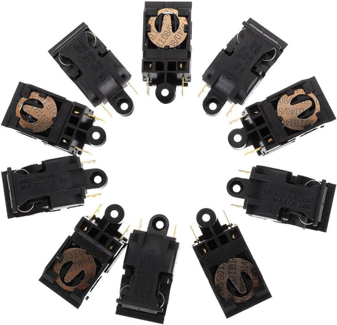 10pcs Electric Kettle Switch Thermostat: Temperature Control for Electric Kettle, Thermal for Oven, Copper Heat