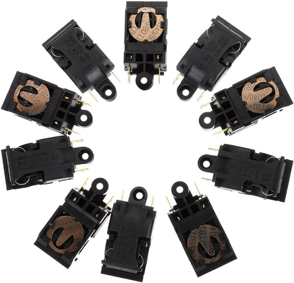 10pcs Electric Kettle Switch Thermostat: Temperature Control for Electric Kettle, Thermal for Oven, Copper Heat