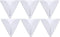 FGen 6pcs Self-Adhesive Triangle Type Wall Paste Towel Hook, Firmly Does Not Fall Off